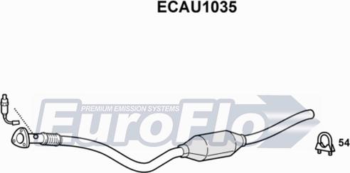 EuroFlo ECAU1035 - Catalyseur droxauto.com