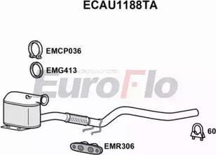 EuroFlo ECAU1188TA - Catalyseur droxauto.com