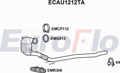 EuroFlo ECAU1212TA - Catalyseur droxauto.com