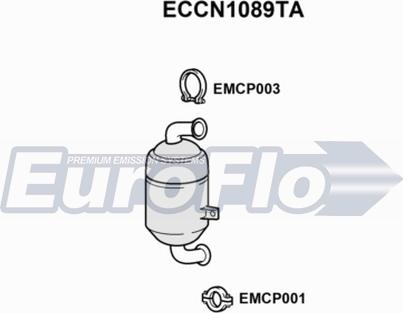 EuroFlo ECCN1089TA - Catalyseur droxauto.com