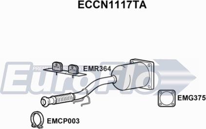 EuroFlo ECCN1117TA - Catalyseur droxauto.com