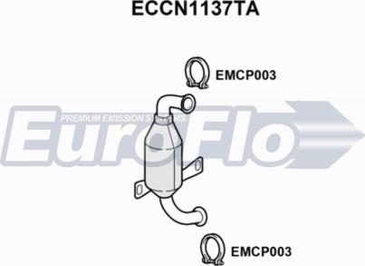 EuroFlo ECCN1137TA - Catalyseur droxauto.com