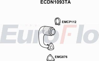 EuroFlo ECDN1093TA - Catalyseur droxauto.com