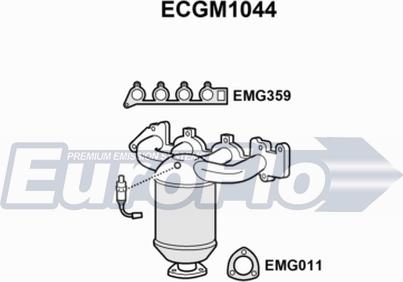 EuroFlo ECGM1044 - Catalyseur droxauto.com