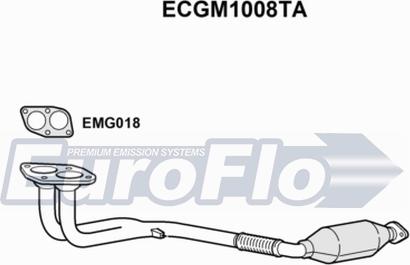 EuroFlo ECGM1008TA - Catalyseur droxauto.com