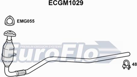 EuroFlo ECGM1029 - Catalyseur droxauto.com