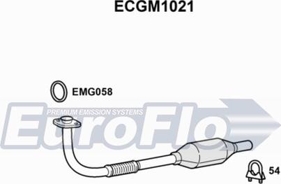 EuroFlo ECGM1021 - Catalyseur droxauto.com