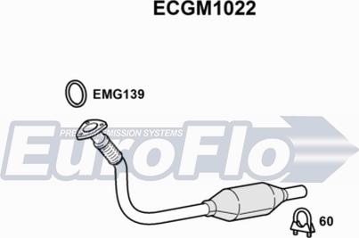 EuroFlo ECGM1022 - Catalyseur droxauto.com