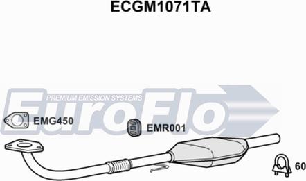 EuroFlo ECGM1071TA - Catalyseur droxauto.com