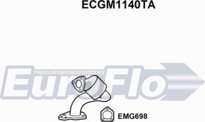 EuroFlo ECGM1140TA - Catalyseur droxauto.com