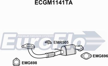 EuroFlo ECGM1141TA - Catalyseur droxauto.com