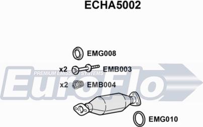 EuroFlo ECHA5002 - Catalyseur droxauto.com