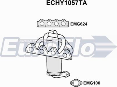EuroFlo ECHY1057TA - Catalyseur droxauto.com