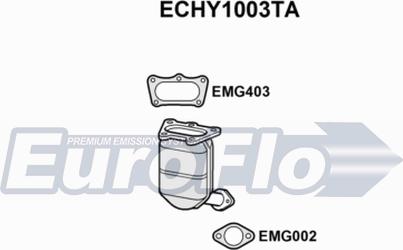 EuroFlo ECHY1003TA - Catalyseur droxauto.com