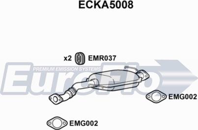 EuroFlo ECKA5008 - Catalyseur droxauto.com