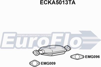 EuroFlo ECKA5013TA - Catalyseur droxauto.com