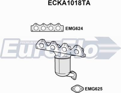 EuroFlo ECKA1018TA - Catalyseur droxauto.com