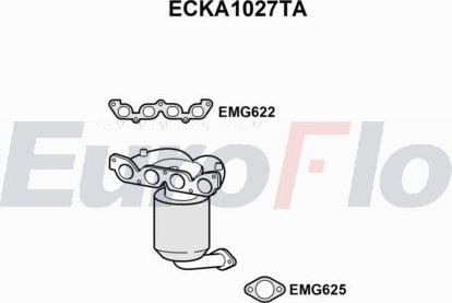 EuroFlo ECKA1027TA - Catalyseur droxauto.com