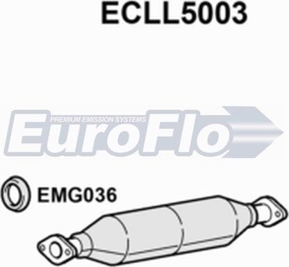 EuroFlo ECLL5003 - Catalyseur droxauto.com