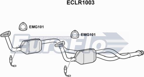 EuroFlo ECLR1003 - Catalyseur droxauto.com