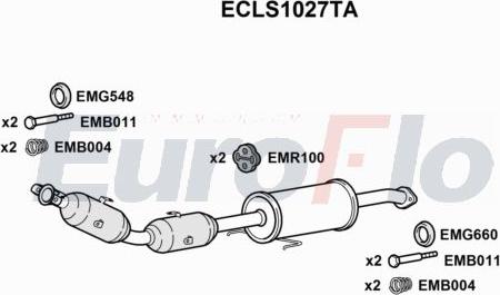 EuroFlo ECLS1027TA - Catalyseur droxauto.com