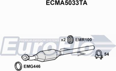 EuroFlo ECMA5033TA - Catalyseur droxauto.com