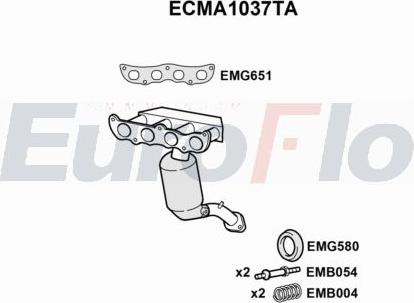 EuroFlo ECMA1037TA - Catalyseur droxauto.com