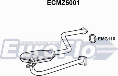 EuroFlo ECMZ5001 - Catalyseur droxauto.com