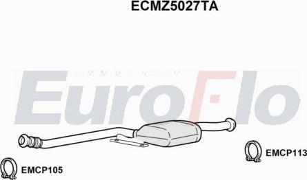 EuroFlo ECMZ5027TA - Catalyseur droxauto.com