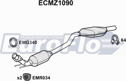EuroFlo ECMZ1090 - Catalyseur droxauto.com