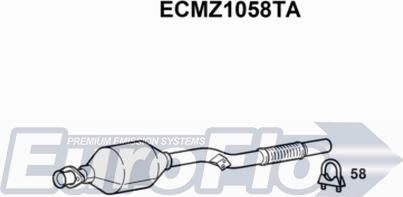 EuroFlo ECMZ1058TA - Catalyseur droxauto.com