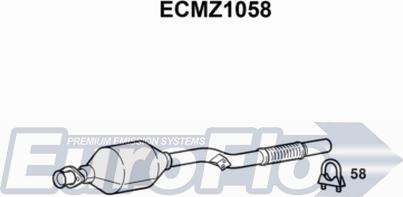 EuroFlo ECMZ1058 - Catalyseur droxauto.com