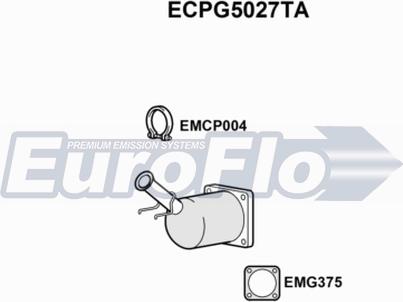 EuroFlo ECPG5027TA - Catalyseur droxauto.com