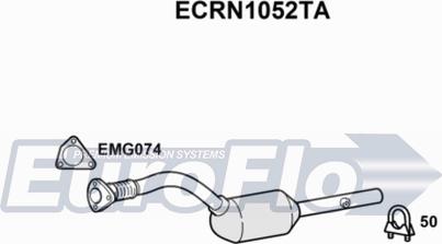 EuroFlo ECRN1052TA - Catalyseur droxauto.com