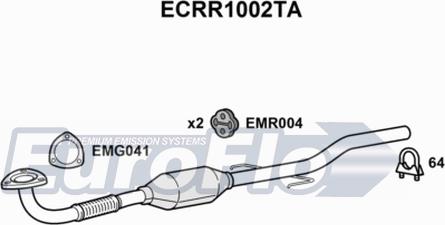 EuroFlo ECRR1002TA - Catalyseur droxauto.com