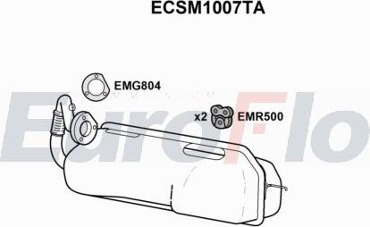 EuroFlo ECSM1007TA - Catalyseur droxauto.com