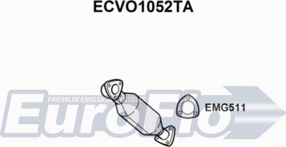 EuroFlo ECVO1052TA - Catalyseur droxauto.com