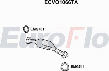 EuroFlo ECVO1066TA - Catalyseur droxauto.com