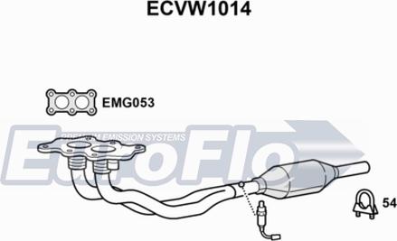 EuroFlo ECVW1014 - Catalyseur droxauto.com