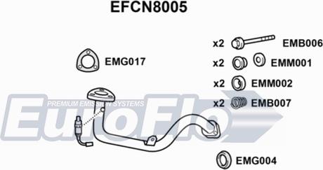 EuroFlo EFCN8005 - Tuyau d'échappement droxauto.com
