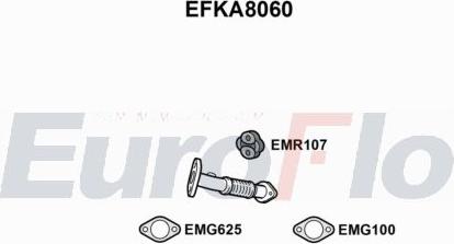 EuroFlo EFKA8060 - Tuyau d'échappement droxauto.com