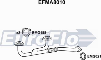 EuroFlo EFMA8010 - Tuyau d'échappement droxauto.com