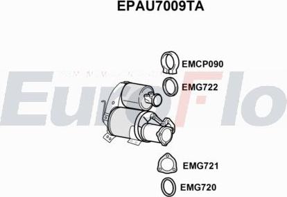 EuroFlo EPAU7009TA - Filtre à particules / à suie, échappement droxauto.com