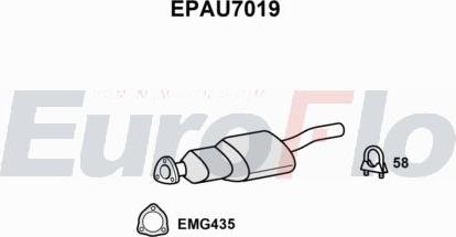 EuroFlo EPAU7019 - Filtre à particules / à suie, échappement droxauto.com