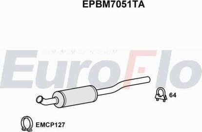 EuroFlo EPBM7051TA - Filtre à particules / à suie, échappement droxauto.com