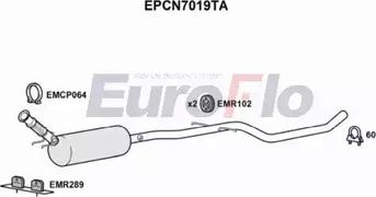 EuroFlo EPCN7019TA - Filtre à particules / à suie, échappement droxauto.com
