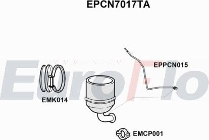 EuroFlo EPCN7017TA - Filtre à particules / à suie, échappement droxauto.com