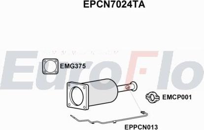 EuroFlo EPCN7024TA - Filtre à particules / à suie, échappement droxauto.com