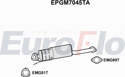EuroFlo EPGM7045TA - Filtre à particules / à suie, échappement droxauto.com