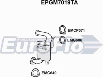 EuroFlo EPGM7019TA - Filtre à particules / à suie, échappement droxauto.com